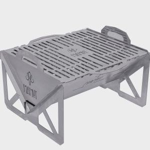 Asador Portatil en Acero Inoxidable A Carbon | Modelo AP1 Mamut