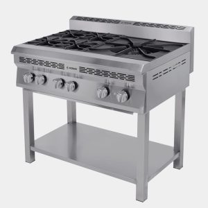 Estufa Industrial a Gas 5 Quemadores (100cm) | Modelo EG115 Acegas