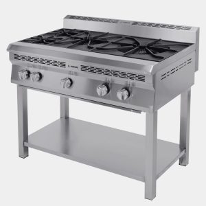 Estufa Industrial a Gas 4 Quemadores (110cm) | Modelo EG135 Acegas