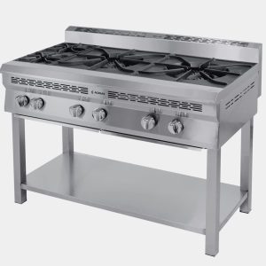 Estufa Industrial a Gas 4 Quemadores (125 cm) | Modelo EG155 Acegas