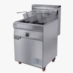Freidora Industrial a Gas Doble Tanque de 36 Litros (2x18L) | Modelo FD18 Acegas