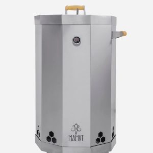 Barril Ahumador en Acero Inoxidable Para 65 Libras | Modelo Mamut